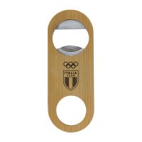 APRIBOTTIGLIE ACCIAIO BAMB? H 105 MM OLYMPIC+ITALIA TEAM EMBLEMA MONOCRO