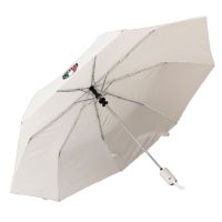 OMBRELLO AUTOMATICO TASCABILE BIANCO OLYMPIC+ITALIA TEAM EMBLEMA COLORAT