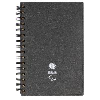 NOTEBOOK COPERTINA RIGIDA 160PAG. A RIGHE CARTA RICICLATA F.TO A5 PARALY