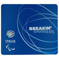 MOUSEPAD RETTANGOLARE BLU DIM. 23X20,5 PARALYMPIC+ITALIA PARALYMPIC TEAM