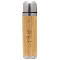 THERMOS ACCIAIO INOX E BAMBU' 400 ML PARALYMPIC E ITALIA PARALYPIC TEAM