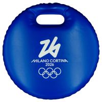 CUSCINO DA NEVE IMPERMEABILE IMBOTTITO NERO DIA 29CM OLYMPIC EMBLEMA MON