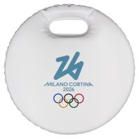 CUSCINO DA NEVE IMPERMEABILE IMBOTTITO BIANCO DIA 29CM OLYMPIC EMBLEMA C