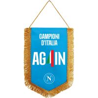 GAGLIARDETTO PENTAGONALE CM 28X20 CAMPIONI D'ITALIA AG4IN