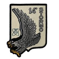 PATCH RICAMATA CON VELCRO 70X90MM 14 STORMO