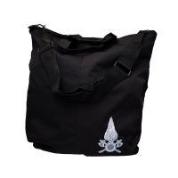 BORSA PORTACASCO NERA VIGILI DEL FUOCO CON TRACOLLA 48X51 CM