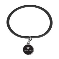 BRACCIALETTO IN SILICONE NERO