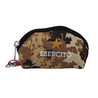 PORTACHIAVI CON PORTAMONETE MIMETICO ESERCITO ITALIANO