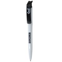 PENNA IN PLASTICA FUSTO BIANCO CLIP NERA BIANCONERI