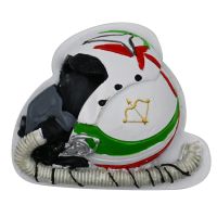 MAGNETE RESINA CASCO FRECCE TRICOLORI 55X50 MM