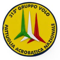 MAGNETE RESINA 313° GRUPPO VOLO PATTUGLIA ACROBATICA NAZIONALE DIAMETRO 55 MM
