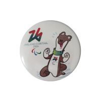 MAGNETE STAMPATO DIA 50 MM PARALYMPIC MASCOT MILO COLORATO FONDO BIANCO