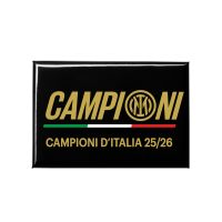 MAGNETE STAMPATO FONDO NERO CAMPIONI D'ITALIA 25/26
