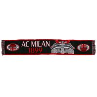 SCIARPA ACRILICO JACQUARD CON STADIO AC MILAN