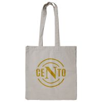SHOPPER IN COTONE ECRU' NAPOLI CENTO