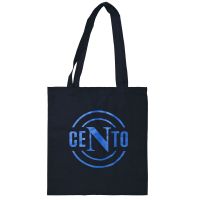 SHOPPER IN COTONE BLU NAVY NAPOLI CENTO