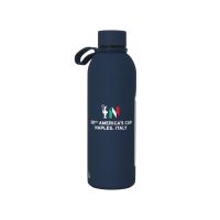 BORRACCIA TERMICA AMERICA'S CUP 38 BLU SOFT TOUCH COPPA N E SCRITTA IN A