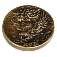 FERMACARTE IN METALLO BRONZATO ROS CARABINIERI