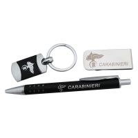 SET PENNA PORTACHIAVI E FERMASOLDI CARABINIERI IN ASTUCCIO