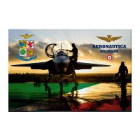 MAGNETE IN METALLO STAMPATO AERONAUTICA MILITARE