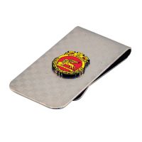 FERMASOLDI CON LOGO IN SMALTO LEVIGATO B.M. SAN MARCO