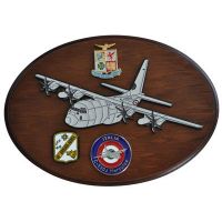 CREST IN METALLO SMALTATO A.M. AEREI C-130J HERCULES II