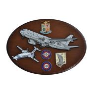 CREST IN METALLO SMALTATO AEREI P.180 - KC-767A AERONAUTICA MILITARE