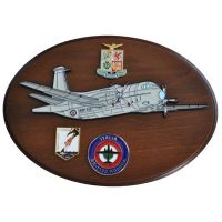 CREST IN METALLO SMALTATO A.M. AEREI BR-1150 ATLANTIC