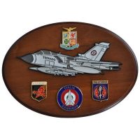 CREST IN METALLO SMALTATO AEREI TORNADO IDS-IT-ECR AERONAUTICA MILITARE
