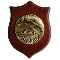 CREST IN METALLO CORVETTA DANAIDE MARINA MILITARE
