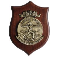 CREST IN METALLO NAVE LIBRA MARINA MILITARE