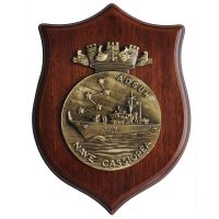 CREST IN METALLO NAVE CASSIOPEA MARINA MILITARE