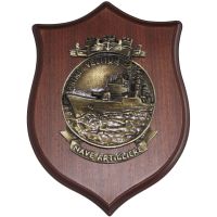 CREST IN METALLO NAVE ARTIGLIERE MARINA MILITARE