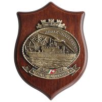 CREST IN METALLO NAVE PELUSO MARINA MILITARE
