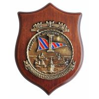 CREST IN METALLO COM. PRIMA SQUAD.FREGATE MARINA MILITARE