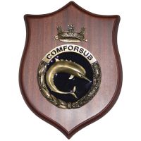 CREST IN METALLO COM. FORZE SUBACQUE MARINA MILITARE