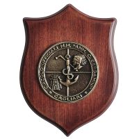 CREST IN METALLO CIRCOLO SOTTOUFF. BERGAMIN MARINA MILITARE