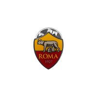 DISTINTIVO IN METALLO SMALTATO LOGO UFFICIALE AS ROMA