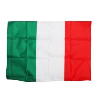BANDIERA ITALIA CON LACCI 100X140