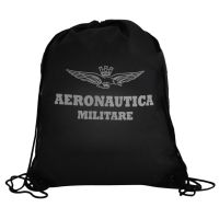 ZAINO A SACCA NERO AERONAUTICA MILITARE
