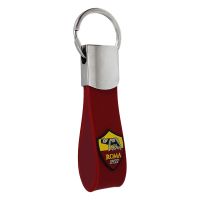 PORTACHIAVI IN METALLO E GOMMA MORBIDA AS ROMA