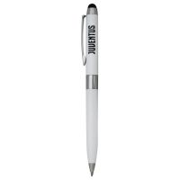 PENNA TOUCH IN METALLO CON FUSTO BIANCO IN BOX REGALO
