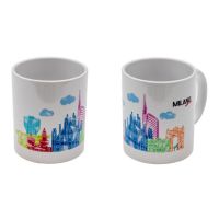 MUG IN CERAMICA INTERNO BIANCO STAMPA MILANO WITH LOVE