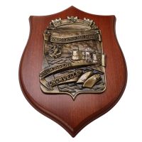 CREST IN METALLO COM. SERV. BASE TARANTO MARINA MILITARE