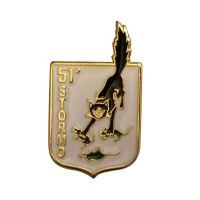 DISTINTIVO DA CAMICIA 25X32MM IN METALLO 51 STORMO