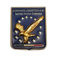 DISTINTIVO DA CAMICIA 25X32MM IN METALLO COMANDO LOGISTICO AERONAUTICA MILITARE