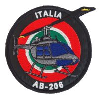 PATCH DISTINTIVO RICAMATO CON VELCRO Dia 90 MM AB206