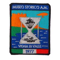 PATCH DISTINTIVO RICAMATO CON VELCRO 70X90 MM MUSEO STORICO AM VIGNA DI