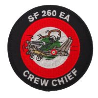 PATCH DISTINTIVO RICAMATO CON VELCRO Dia 90 MM SF260 EA CREW CHIEF