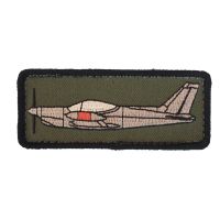PATCH DISTINTIVO RICAMATO CON VELCRO 85X35 MM AEREO SF260EA